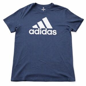 Adidas Golf Logo T-Shirt Mens Size 2XL Blue/White Cotton Tee Athleisure ADVR2000
